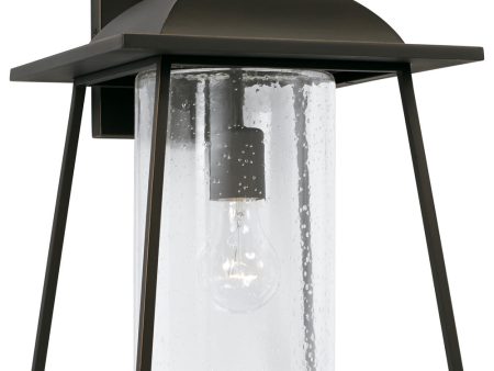 Durham 1-Light Outdoor Wall-Lantern Rain or Shine - Oiled Bronze Sale