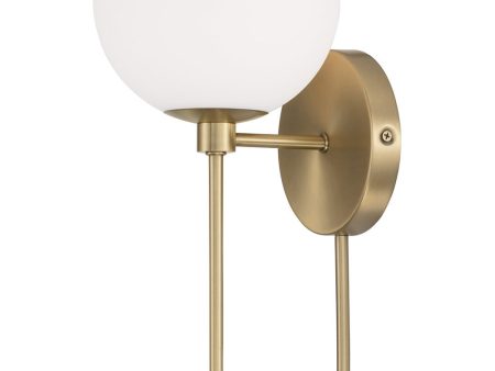 Ansley 1-Light Sconce Aged Brass Online