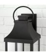 Bradford 3-Light Outdoor Wall-Lantern Rain or Shine - Black For Cheap