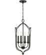 Bentley 4-Light Foyer Black Iron Discount