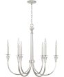 Laurent 6-Light Chandelier Polished Nickel Fashion