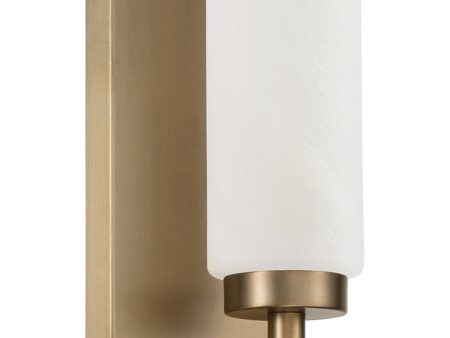 Alyssa 1-Light Sconce Aged Brass Supply