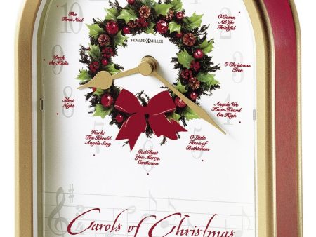 Carols of Christmas II Musical Clock Satin Brass Online