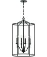 Peyton 4-Light Foyer Matte Black Online