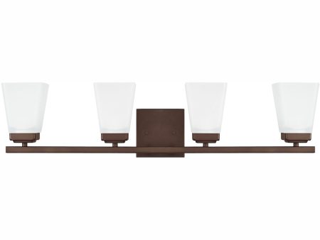 Baxley 4-Light Vanity Bronze For Sale