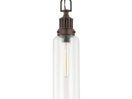 4.5 W 1-Light Pendant Burnished Bronze Online now