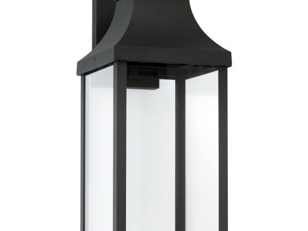 Bradford 1-Light Outdoor Wall-Lantern Rain or Shine - Black on Sale