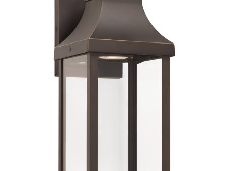 Bradford 1-Light Outdoor Wall-Lantern Rain or Shine - Oiled Bronze Online Hot Sale