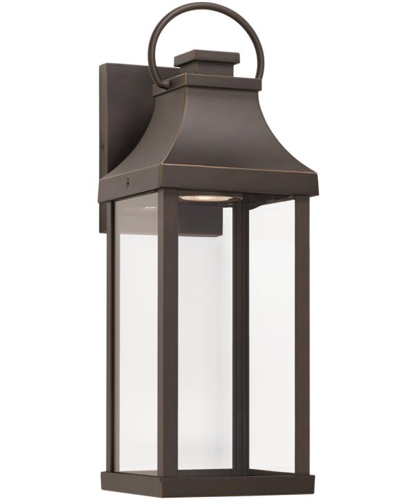 Bradford 1-Light Outdoor Wall-Lantern Rain or Shine - Oiled Bronze Online Hot Sale