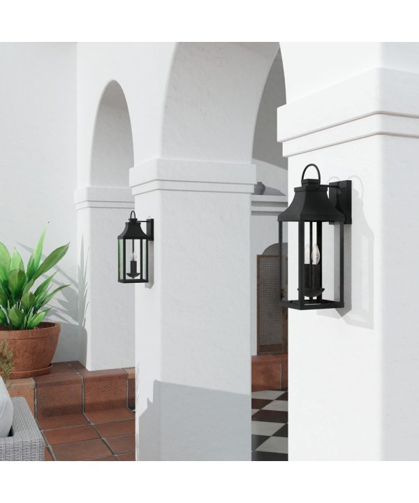 Bradford 2-Light Outdoor Wall-Lantern Rain or Shine - Black on Sale