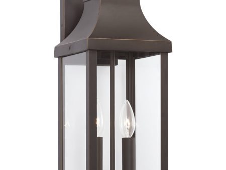 Bradford 2-Light Outdoor Wall-Lantern Rain or Shine - Oiled Bronze Sale