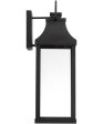 Bradford 1-Light Outdoor Wall-Lantern Rain or Shine - Black on Sale