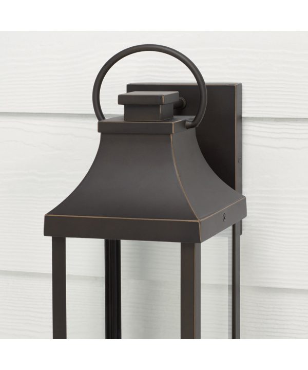 Bradford 1-Light Outdoor Wall-Lantern Rain or Shine - Oiled Bronze Online Hot Sale