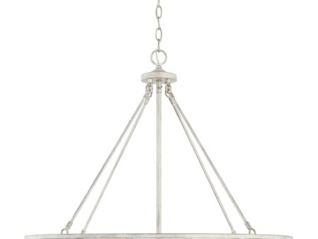 Ricci 4-Light Pendant Winter White For Discount