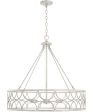 Ricci 4-Light Pendant Winter White For Discount