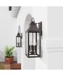 Bradford 4-Light Outdoor Wall-Lantern Rain or Shine - Oiled Bronze For Sale