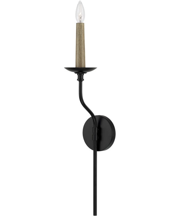 Wilder 1-Light Sconce Matte Black For Cheap