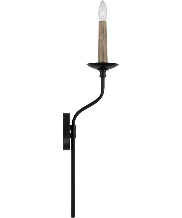 Wilder 1-Light Sconce Matte Black For Cheap