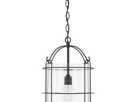 Harmon 1-Light Pendant Matte Black For Sale