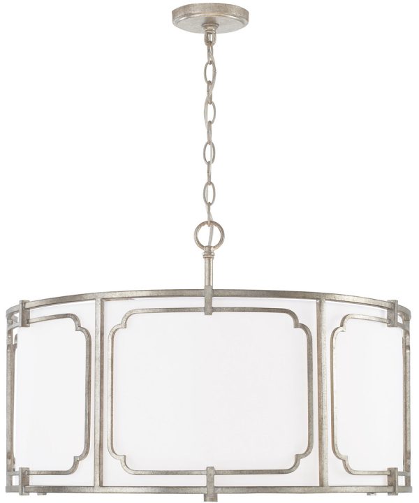 Merrick 4-Light Pendant Antique Silver Online Hot Sale