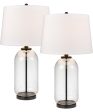 Lunaria 31   High 1-Light Table Lamp - Set of 2 Clear For Cheap