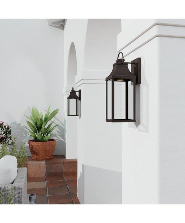 Bradford 1-Light Outdoor Wall-Lantern Rain or Shine - Oiled Bronze Online Hot Sale