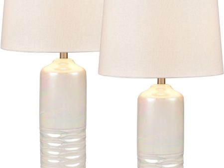 Daphne Cove 30   High 1-Light Table Lamp - Set of 2 Pearl Online Sale