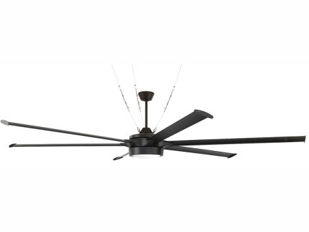 102  Prost 102  1-Light Indoor Outdoor Ceiling Fan Flat Black on Sale