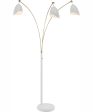 Tanko 1-Light 3-Light Arch Lamp Antique Brass White Supply