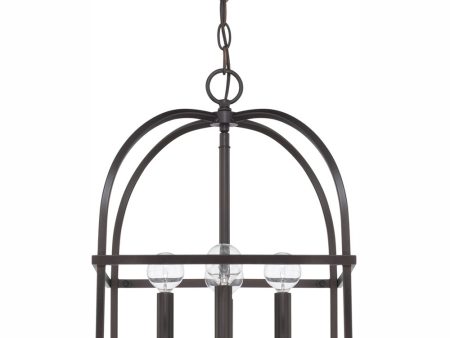 Aubrey 4-Light Foyer Matte Black Cheap