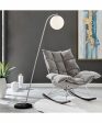 Roden 1-Light Floor Lamp Brushed Nickel Frost Glass Shade Online Hot Sale