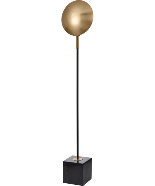 Addy 58   High 1-Light Floor Lamp - Aged Brass on Sale