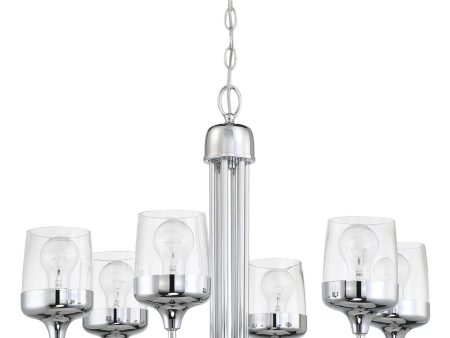 Wrenn 6-Light Lighting Chrome Fashion