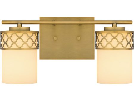 Tenley Medium 2-light Bath Light Aged Brass Cheap