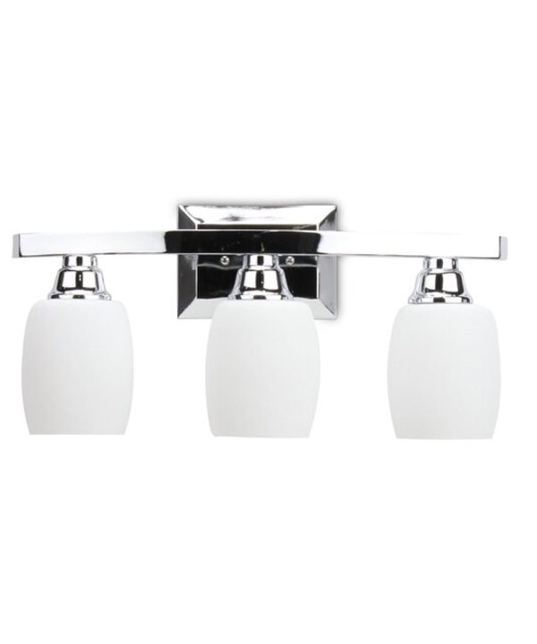 Allen + Roth 21 W 3-Light Bath Vanity Light Fixture by Kichler Chrome Finish Fashion