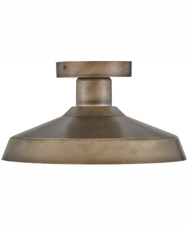 Forge 1-Light Medium Flush Mount in Burnished Bronze Online