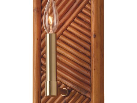 Soleil 1-Light Sconce Matte Brass Online Hot Sale