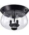 Boliver 3-Light Close-to-Ceiling Matte Black Cheap