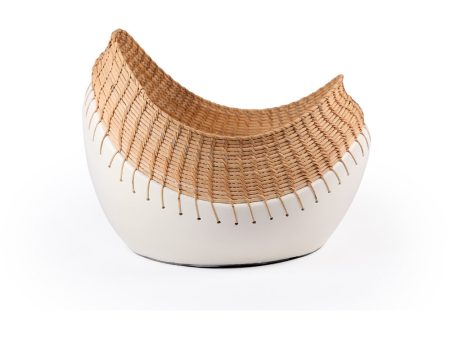 Lisboa Centerpiece Bowl - White Online now