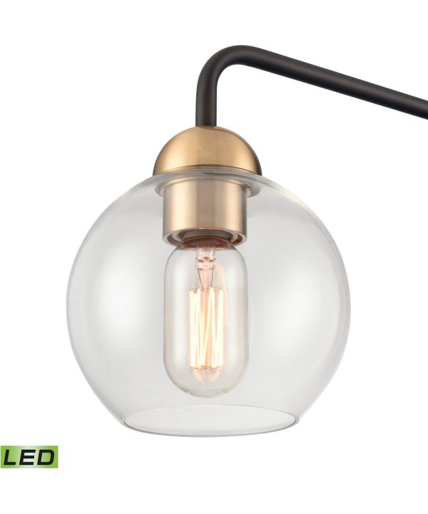 Boudreaux 64   High 1-Light Floor Lamp - Aged Brass - Includes LED Bulb on Sale