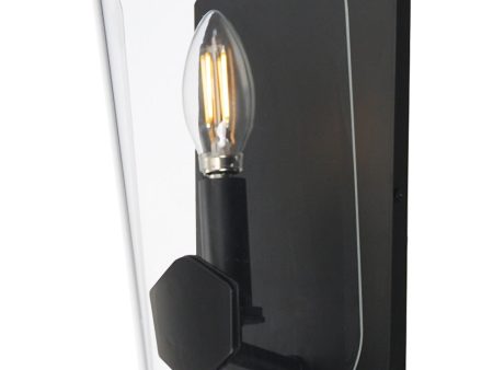 Armory 1-Light Wall Sconce Black Discount