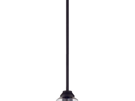 Chicago 1-Light Mini Pendant Flat Black Discount