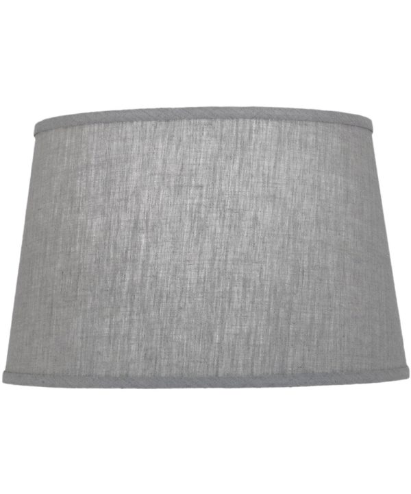 13x16x10 Ash Geneva Linen Drum Hardback Lampshade Online Hot Sale