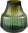 Velasco Ribbed Vase - Small Green Ombre Online