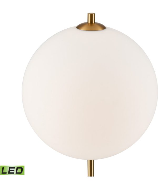 Orbital 69   High 1-Light Floor Lamp - Aged Brass - Includes LED Bulb Supply