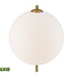 Orbital 69   High 1-Light Floor Lamp - Aged Brass - Includes LED Bulb Supply