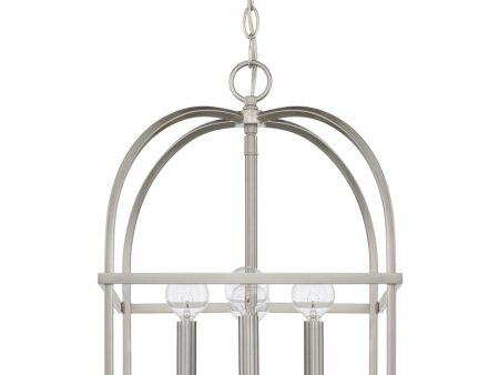 Aubrey 4-Light Foyer Brushed Nickel on Sale