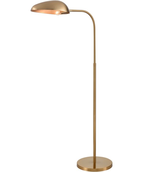 Alda 53.5   High 1-Light Floor Lamp - Aged Brass Cheap