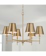 Whitney 6-Light Chandelier Aged Brass Sale