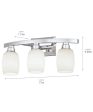 Allen + Roth 21 W 3-Light Bath Vanity Light Fixture by Kichler Chrome Finish Fashion